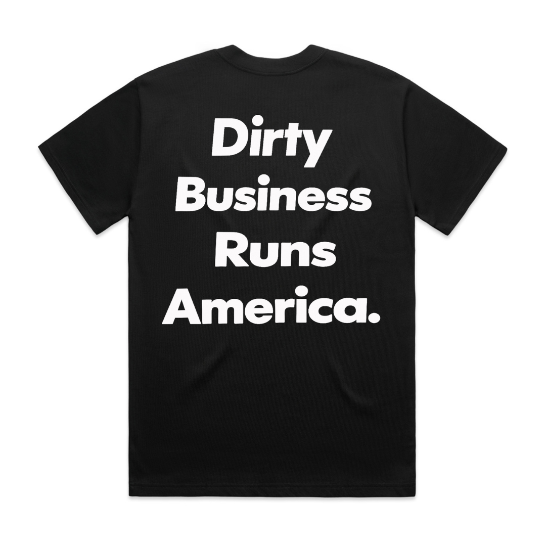 Cream America Tee (Black)