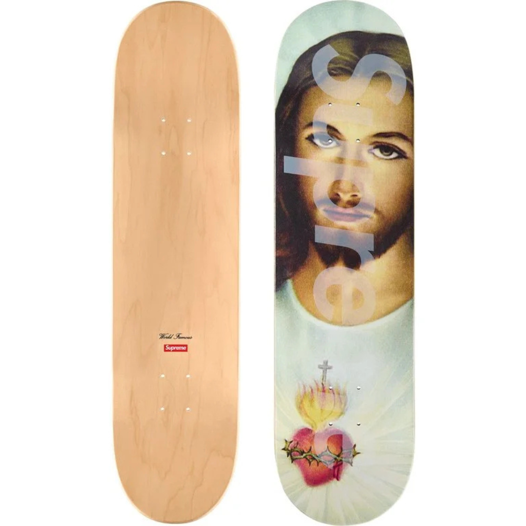 Supreme Prayer Card Skateboard Deck (Multicolor)