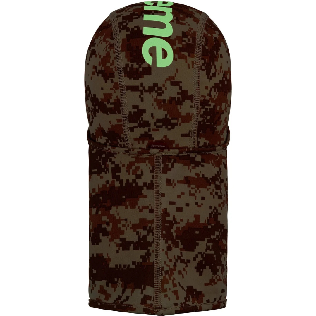 Supreme Heat Reactive Digi Camo Balaclava (Brown)