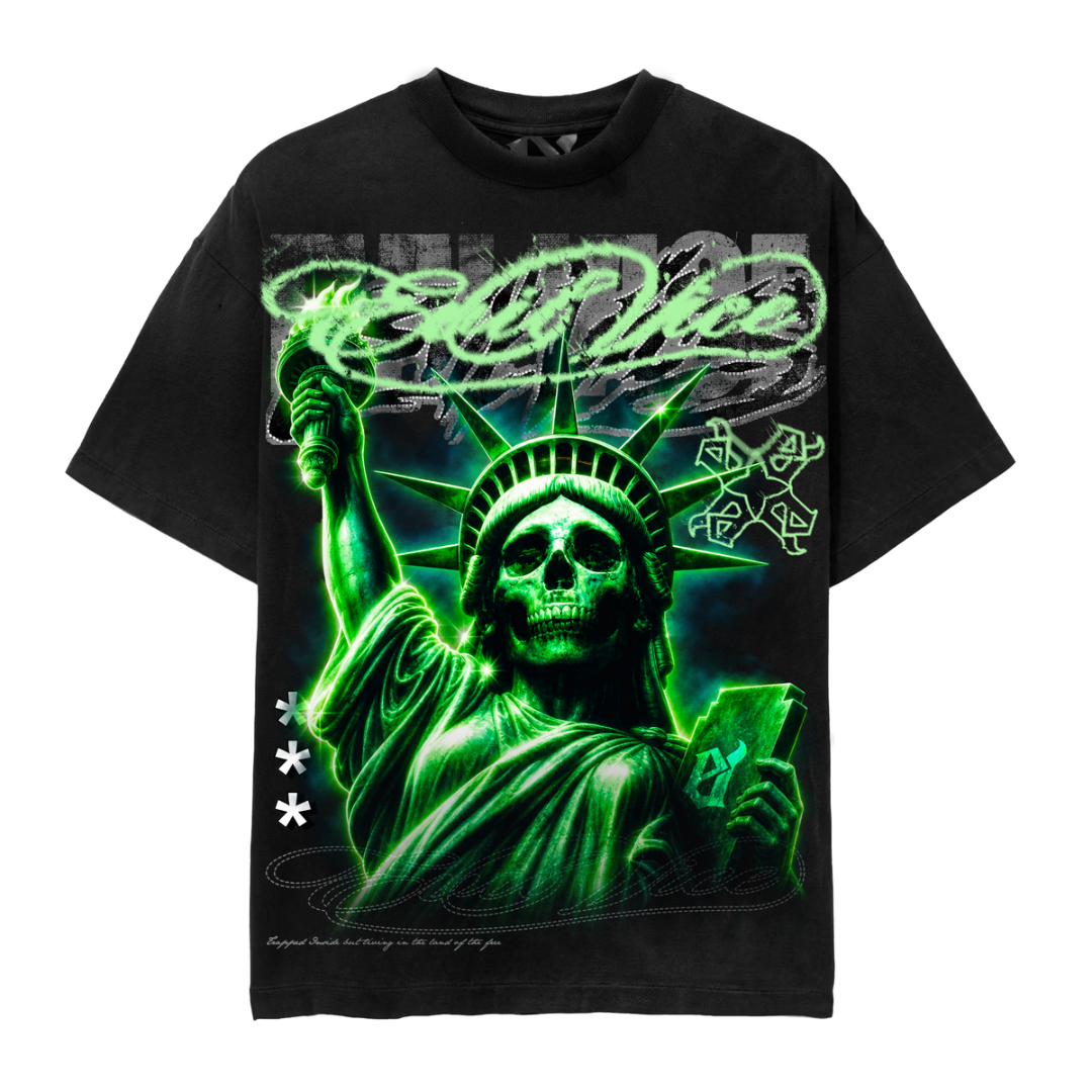 Evil Vice Slime Liberty Tee (Black)