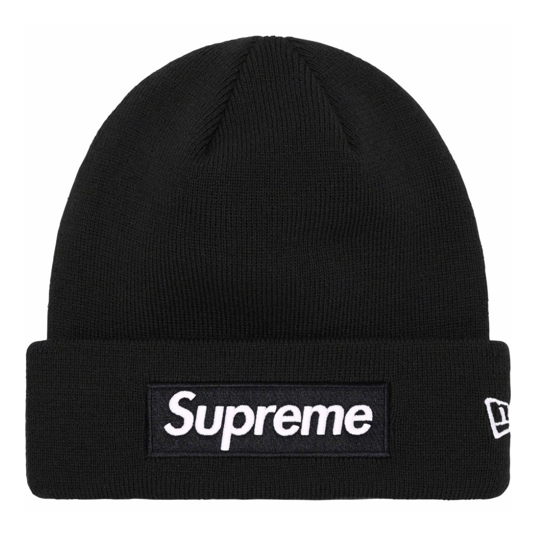 Supreme New Era Box Logo Beanie (Black) (FW23)