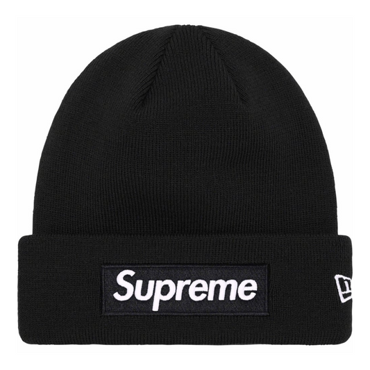 Supreme New Era Box Logo Beanie (Black) (FW23)
