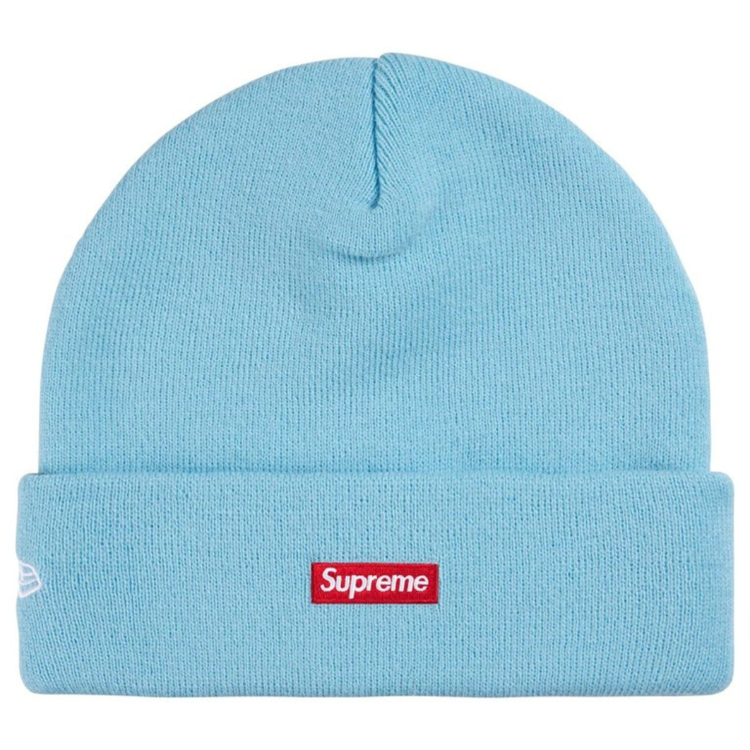 Supreme New Era Devil S Logo Beanie (Light Blue)