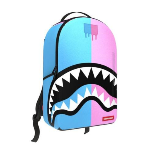 Sprayground Shark Central Cotton Candy Split Backpack