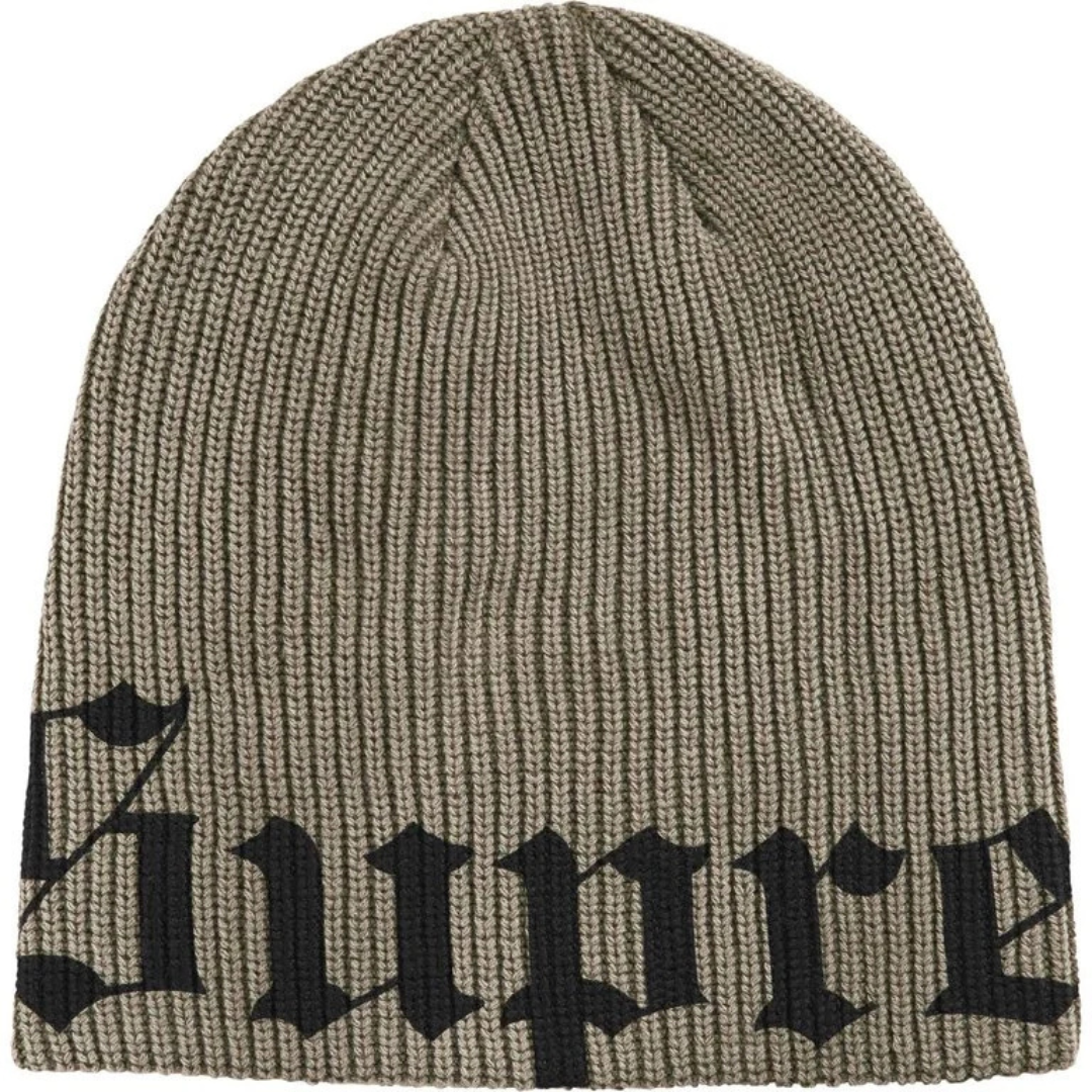 Supreme Old English Printed Beanie (SS26)(Green)