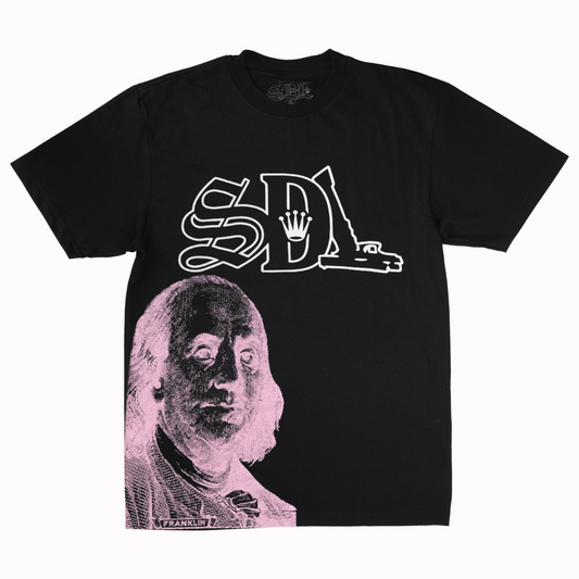 SDL Benji Tee (Black/Pink)
