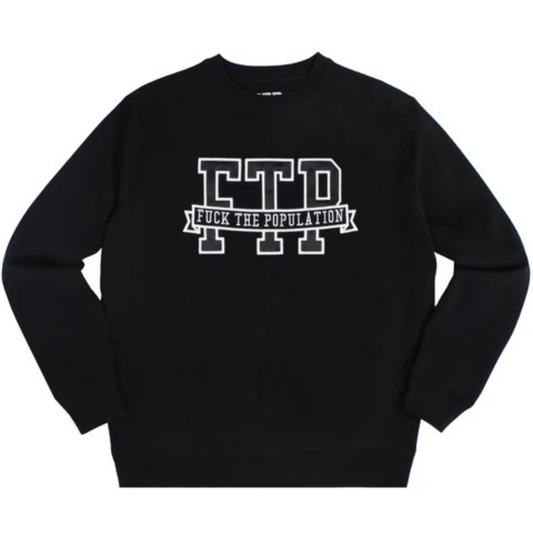 FTP Collegiate Crewneck (Black)