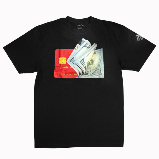 All Cash Credit Card Tee (Black)