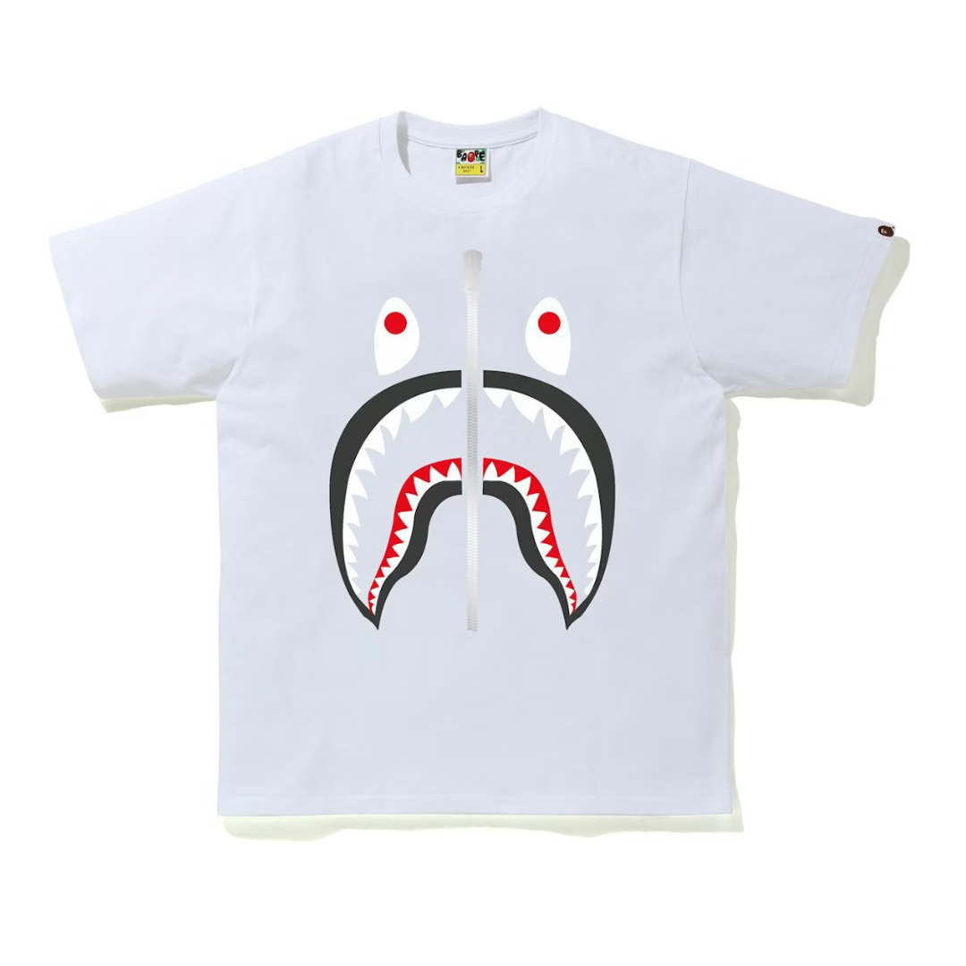 Bape Shark Tee (White)