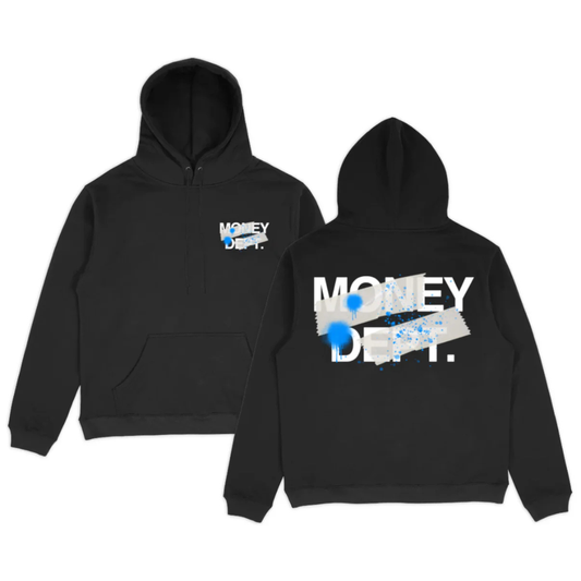 Money Dept Tape Hoodie (Black)