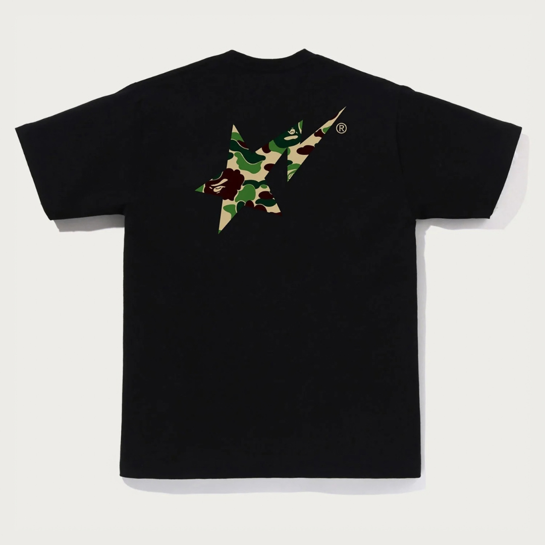 Bape ABC Camo Bape Sta Tee (Black/Green)
