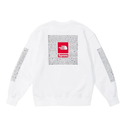 Supreme The North Face Crewneck (SS24)(White)