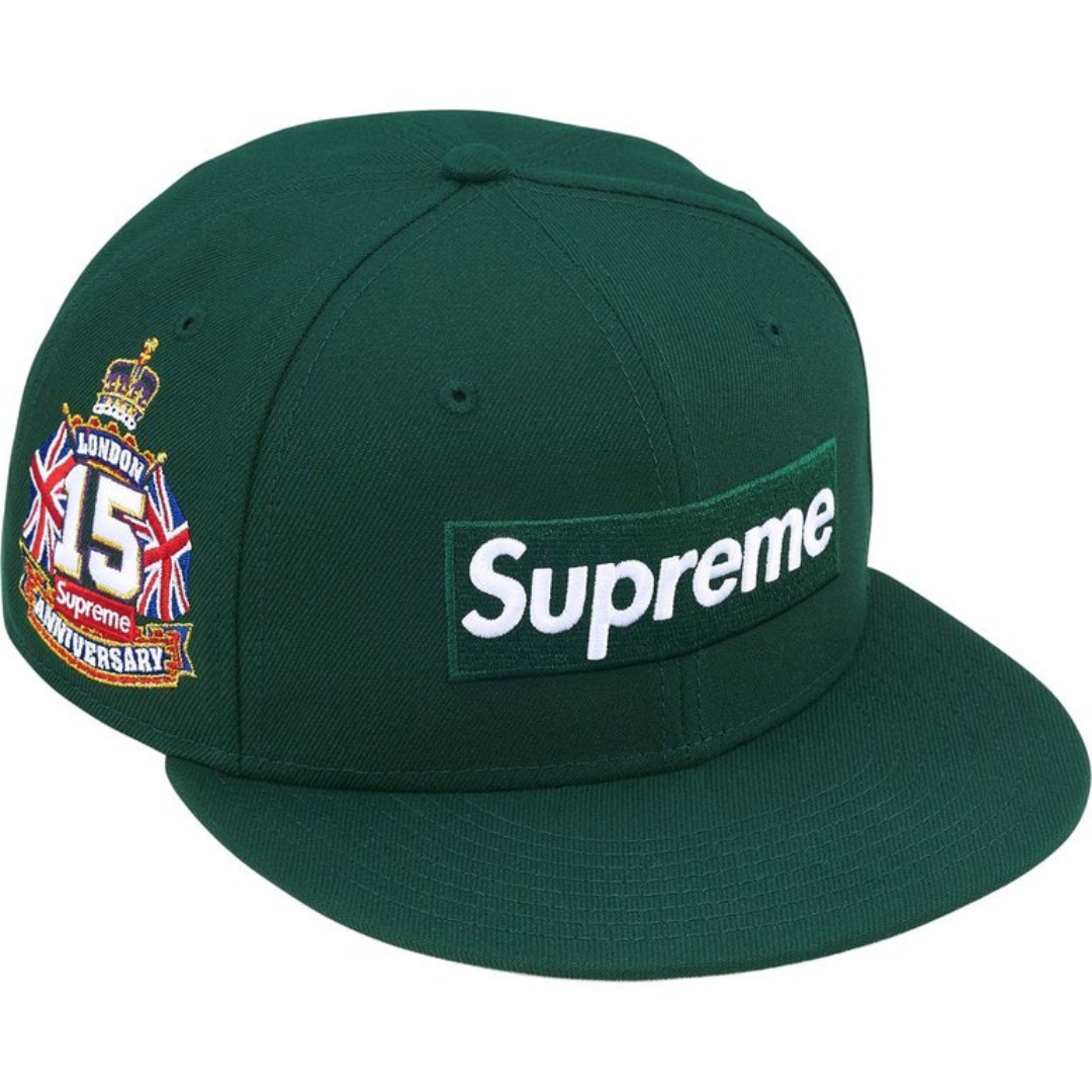 Supreme x New Era Shop Box Logo 59Fifty Fitted Hat (Green)