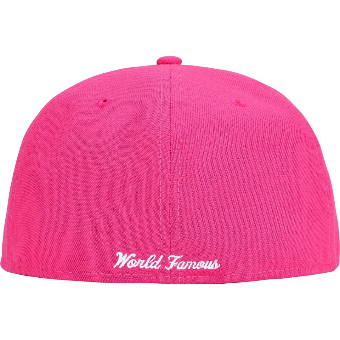 Supreme x New Era Breast Cancer Awareness Box Logo Fitted Hat (Pink)