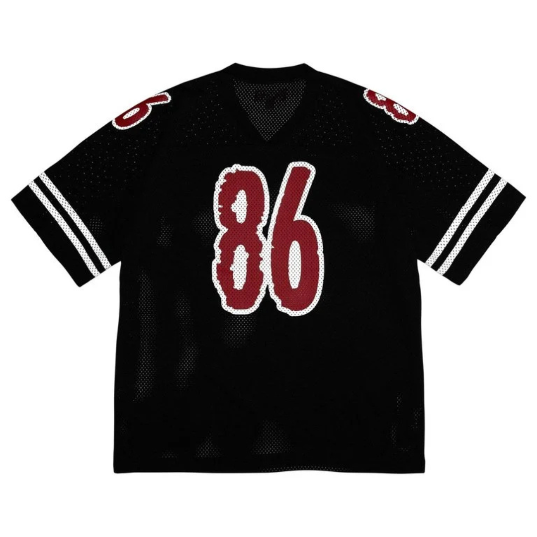 Supreme Reflective Football Jersey (Black)