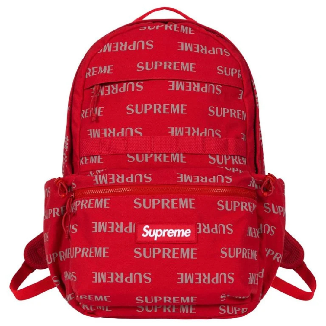 Supreme Logo Backpack (FW26)(Red)