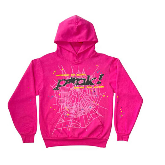 Sp5der P*NK V2 Hoodie (Pink)