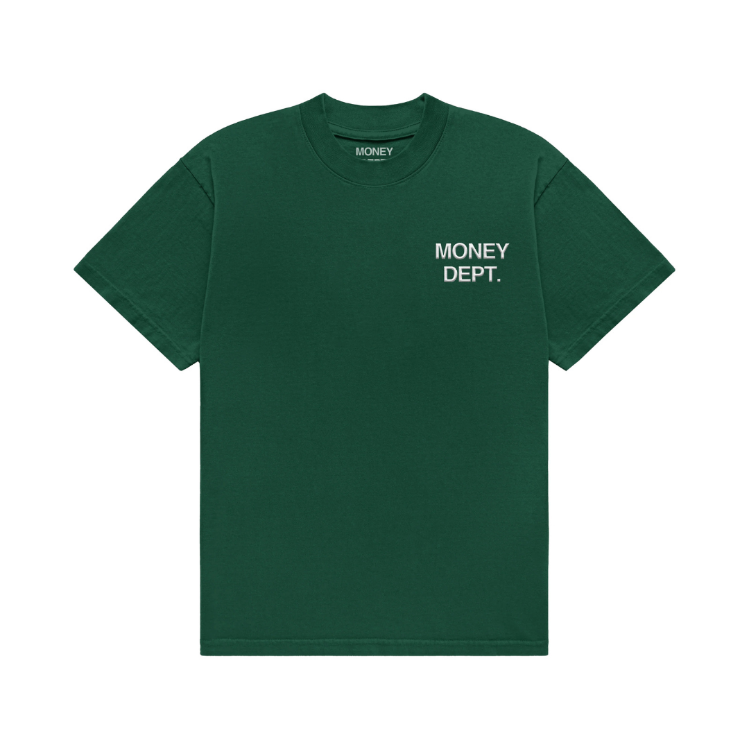 Money Dept Classic Tee (Green/White)