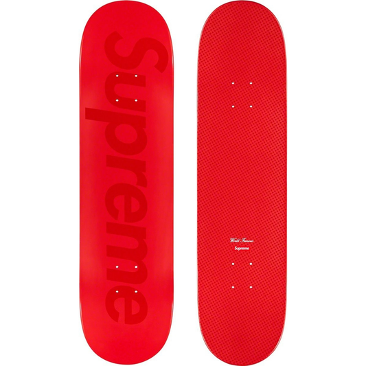 Supreme Tonal Box Logo Skateboard Deck (Red)