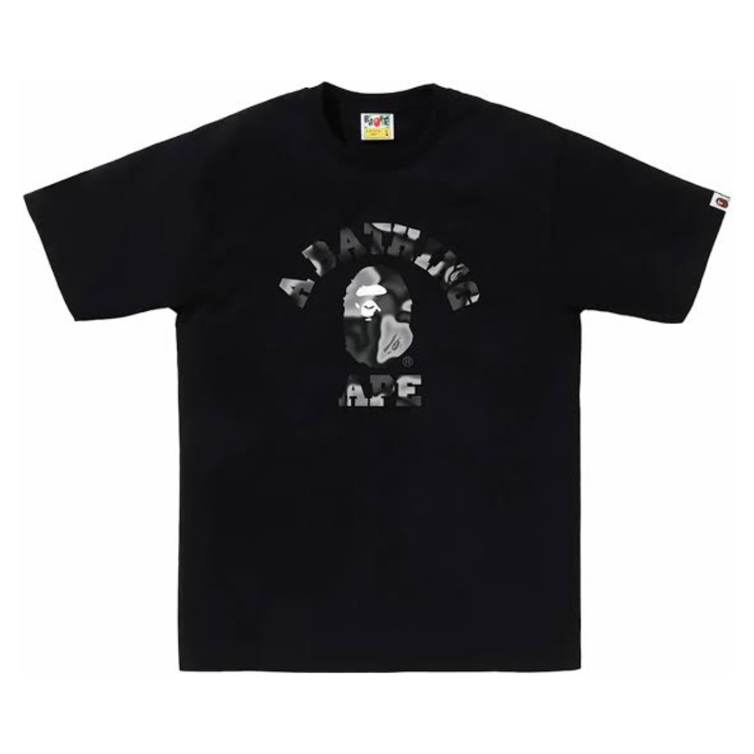 Bape Liquid Camo College Tee (Black)