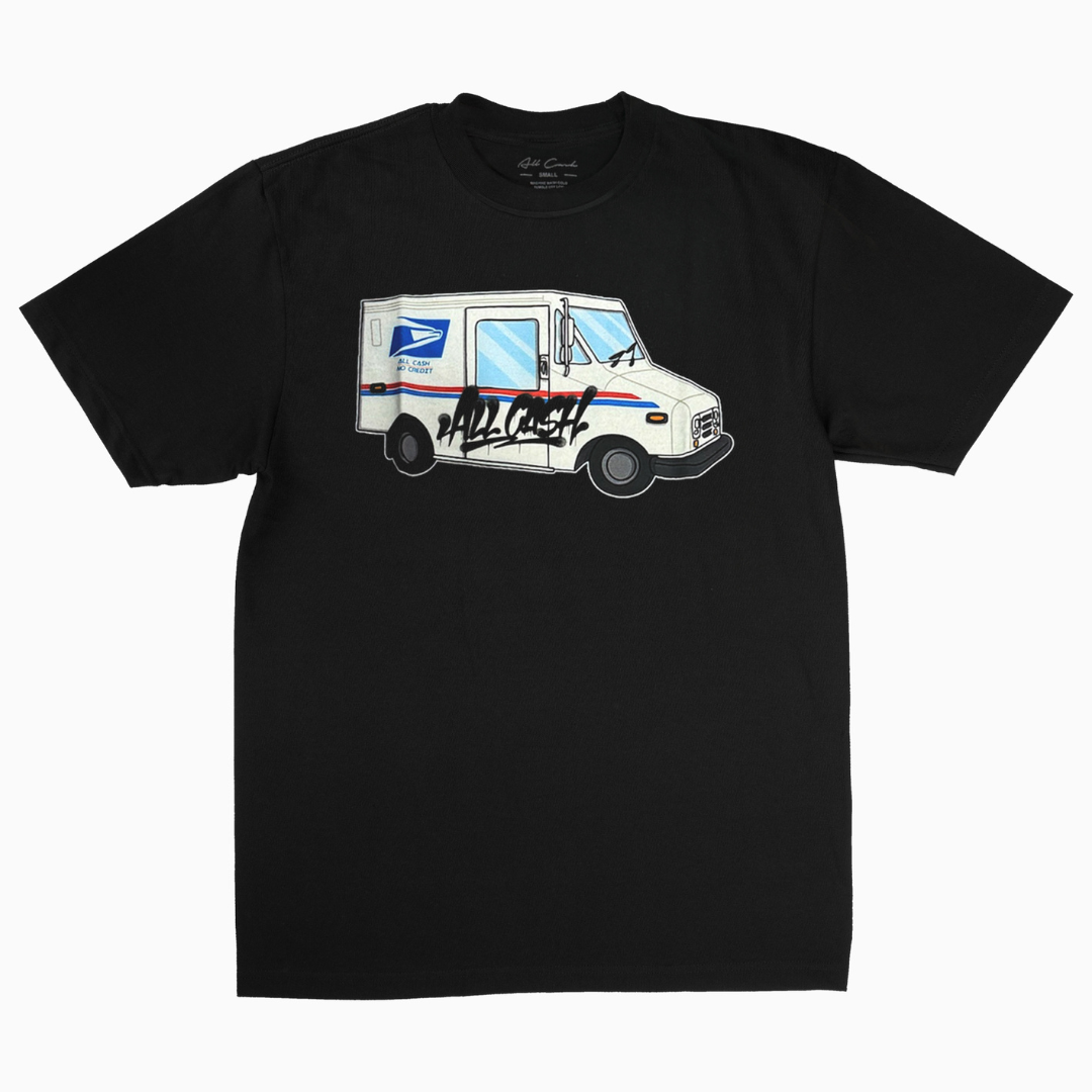 All Cash Post Office Graffiti Tee (Black)