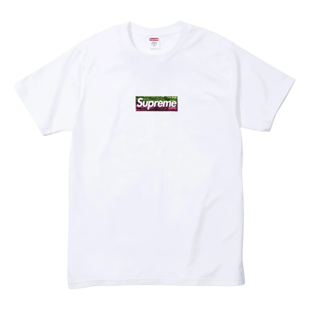 Supreme Los Angeles Box Logo Relief Tee (White)