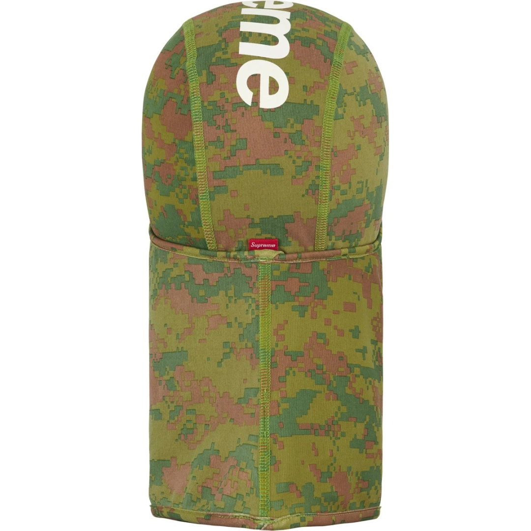 Supreme Heat Reactive Digi Camo Balaclava (Green)