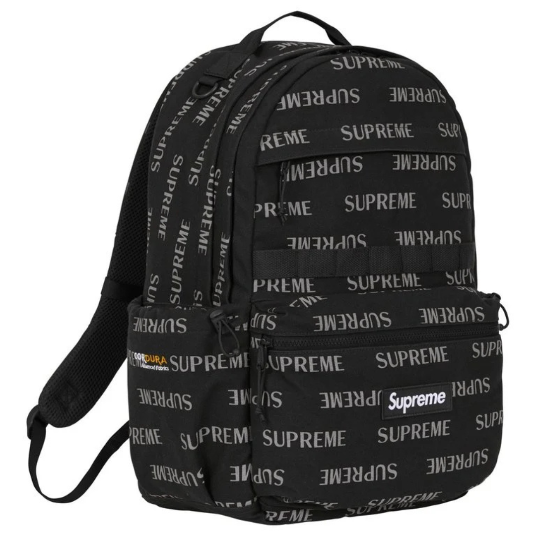 Supreme Logo Backpack (FW26)(Black)