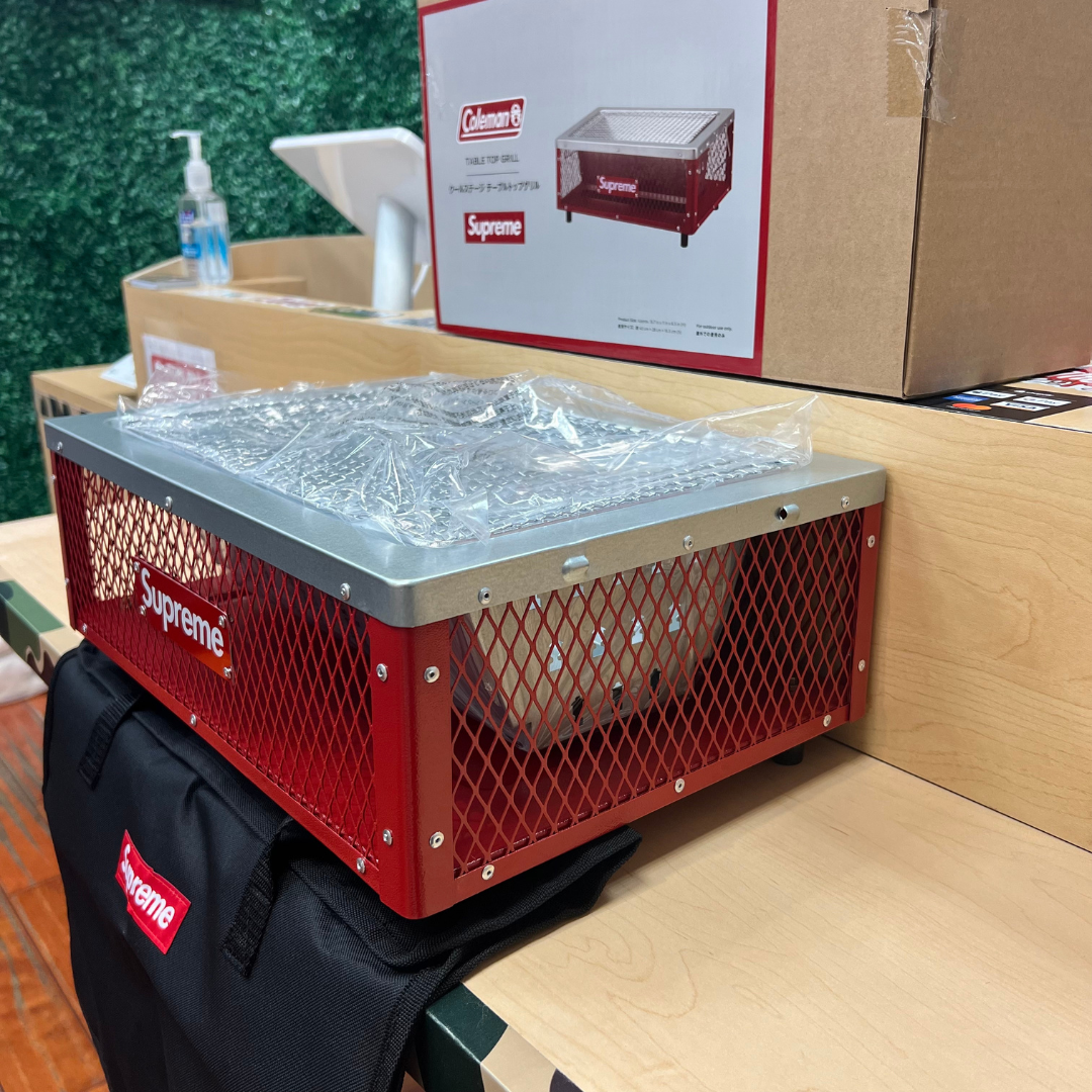 Supreme Coleman Charcoal Grill (Red)