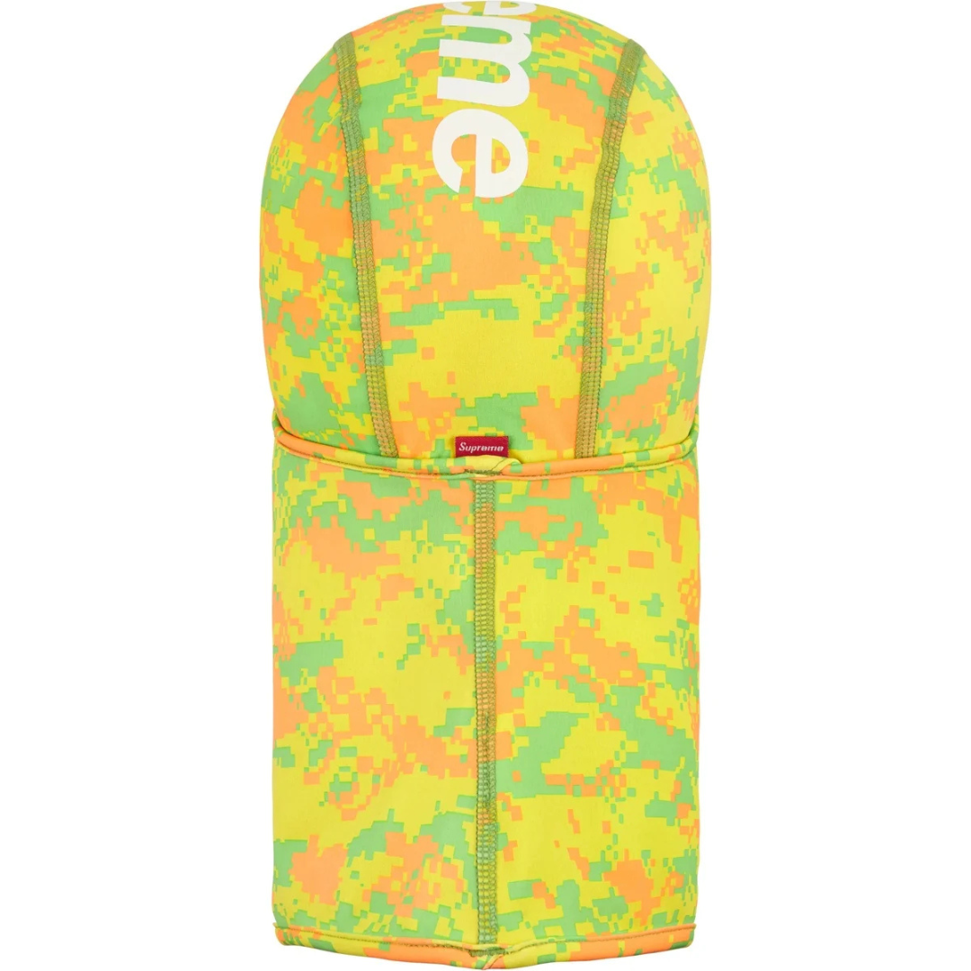 Supreme Heat Reactive Digi Camo Balaclava (Green)