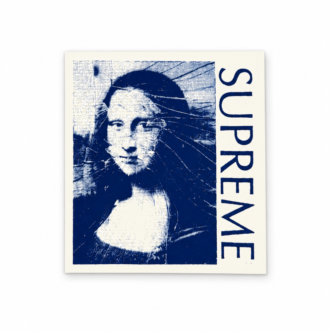 Supreme Mona Lisa Sticker