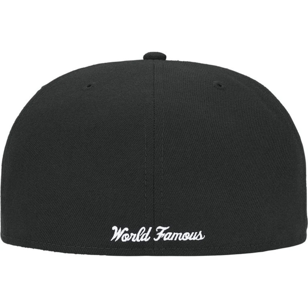 Supreme x New Era Shop Box Logo Fitted Hat (Black)