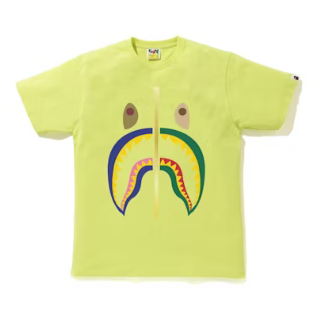 Bape Colors Shark Tee (Yellow)