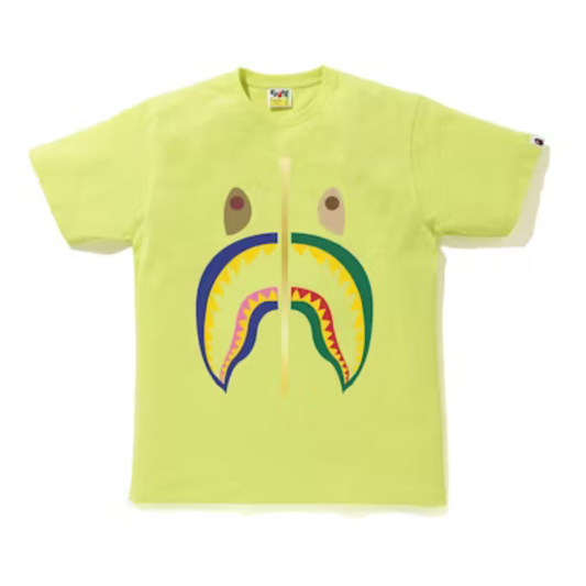 Bape Colors Shark Tee (Yellow)