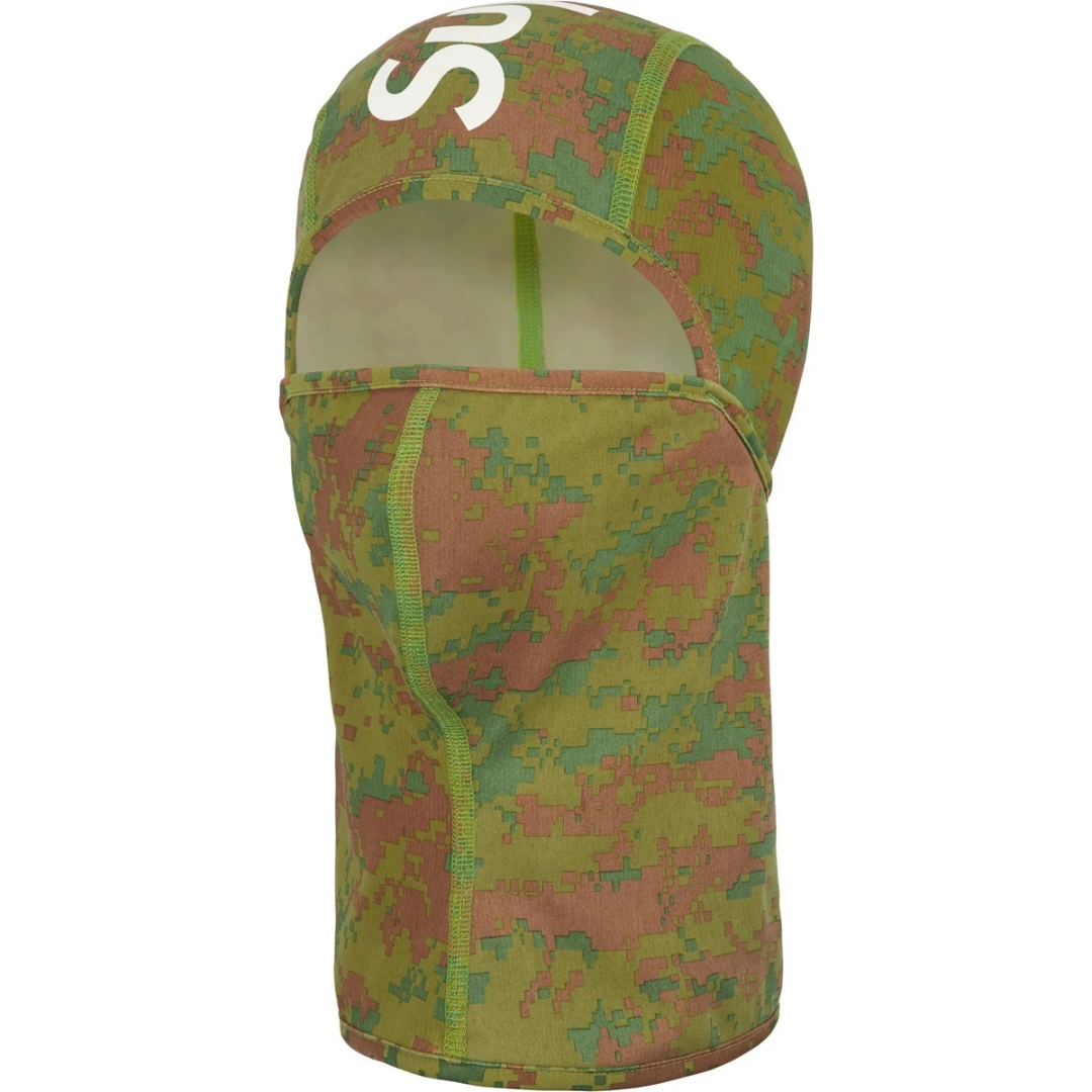 Supreme Heat Reactive Digi Camo Balaclava (Green)