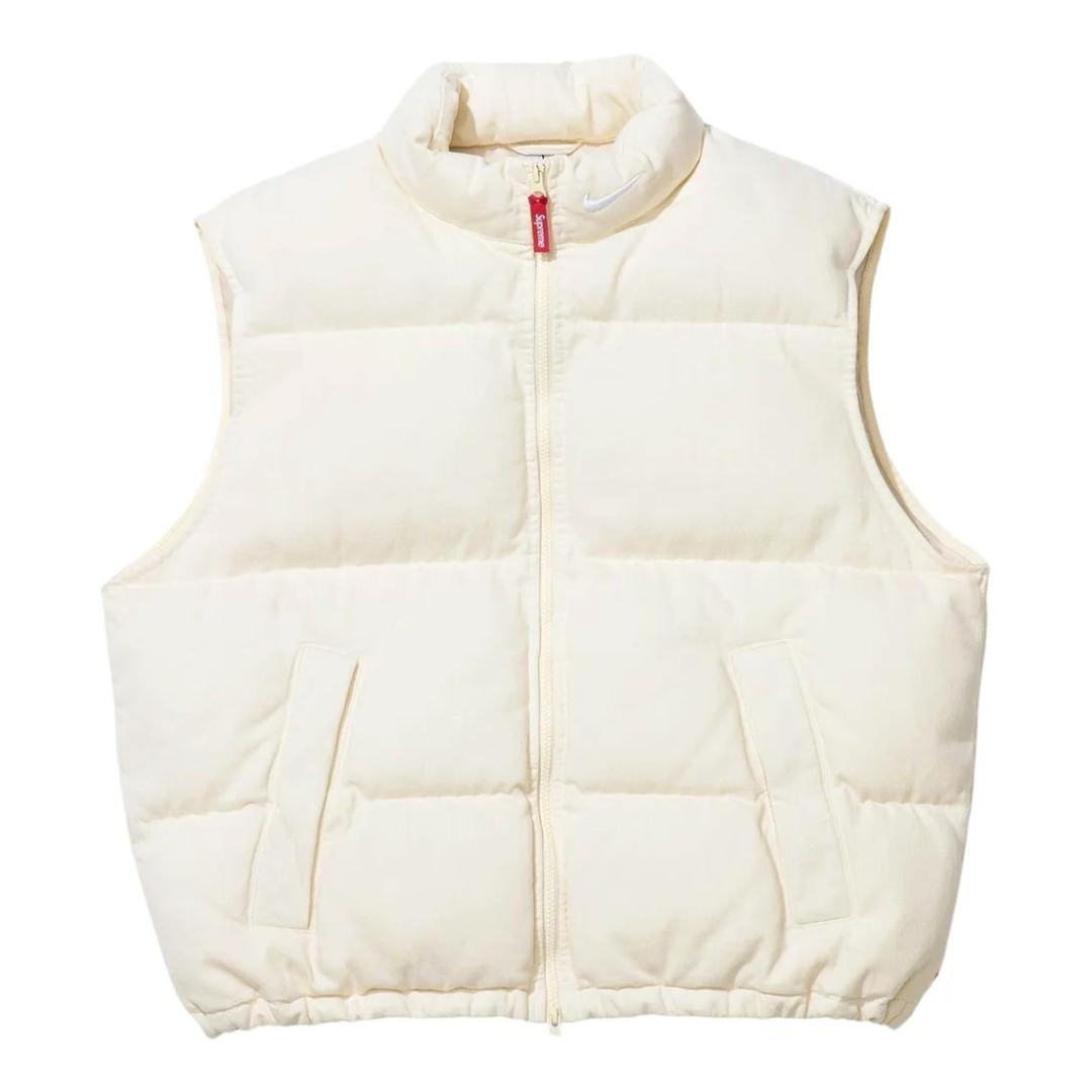 Supreme Nike Denim Puffer Vest (Natural)