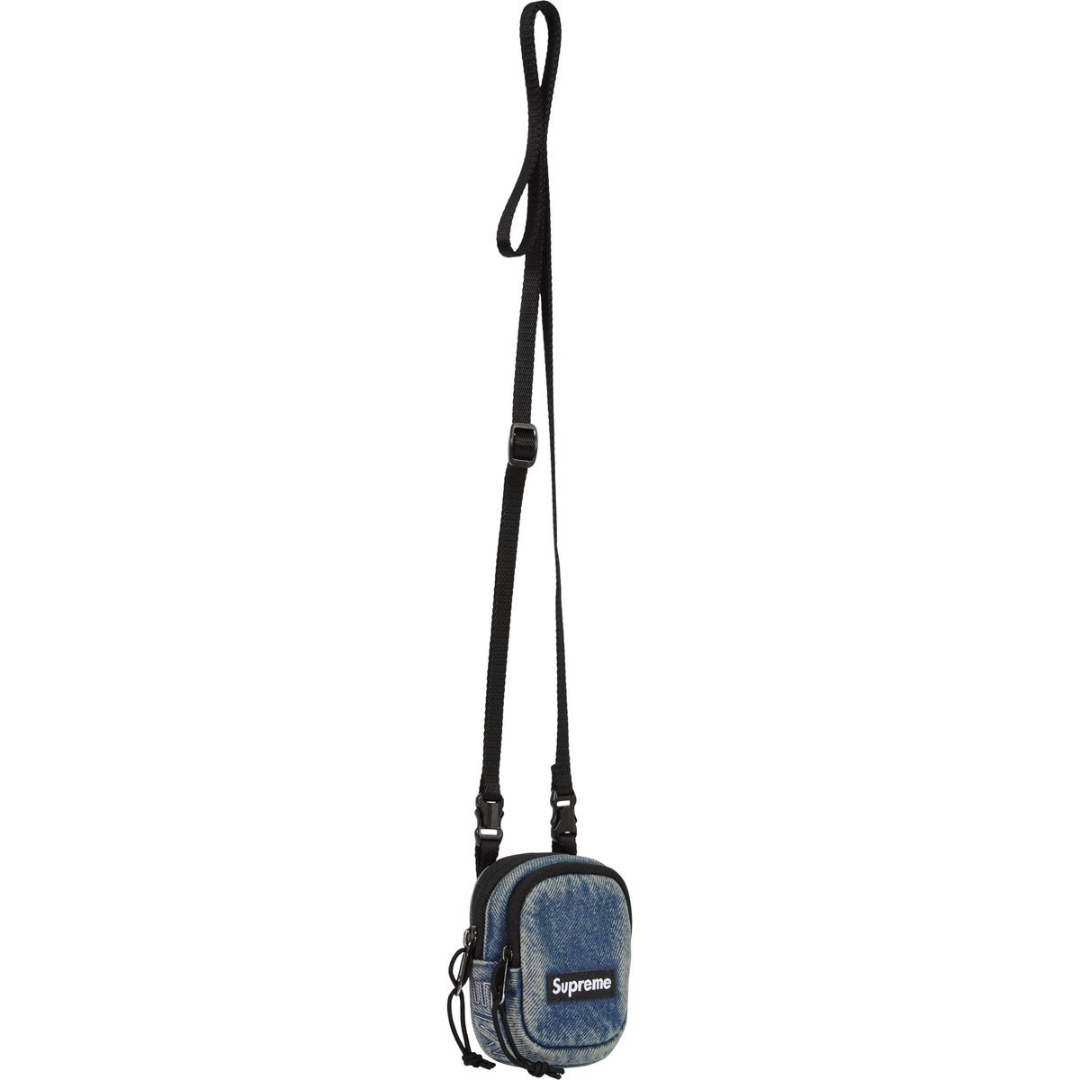 Supreme Denim Mini Utility Bag (Washed Indigo)