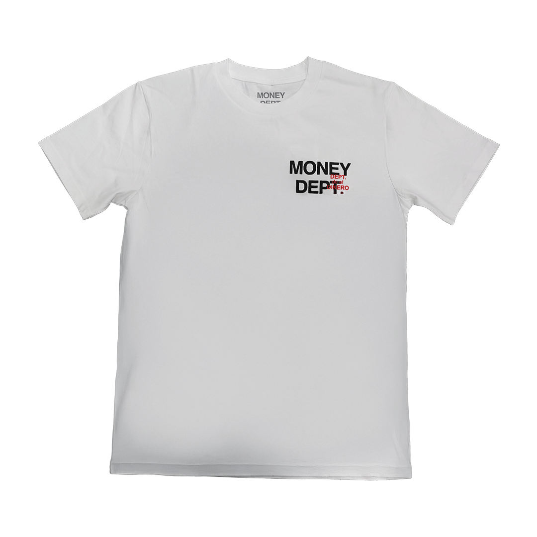 Money Dept DDED Tee (White/Black/Red)