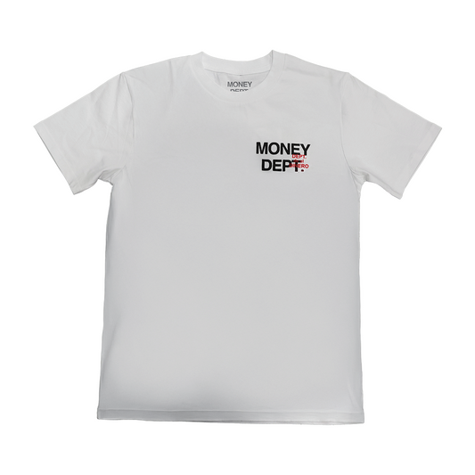 Money Dept DDED Tee (White/Black/Red)