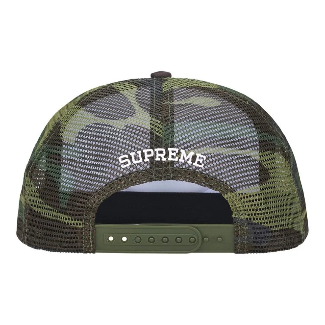 Supreme Playboy Mesh Back 5-Panel (Woodland Camo)