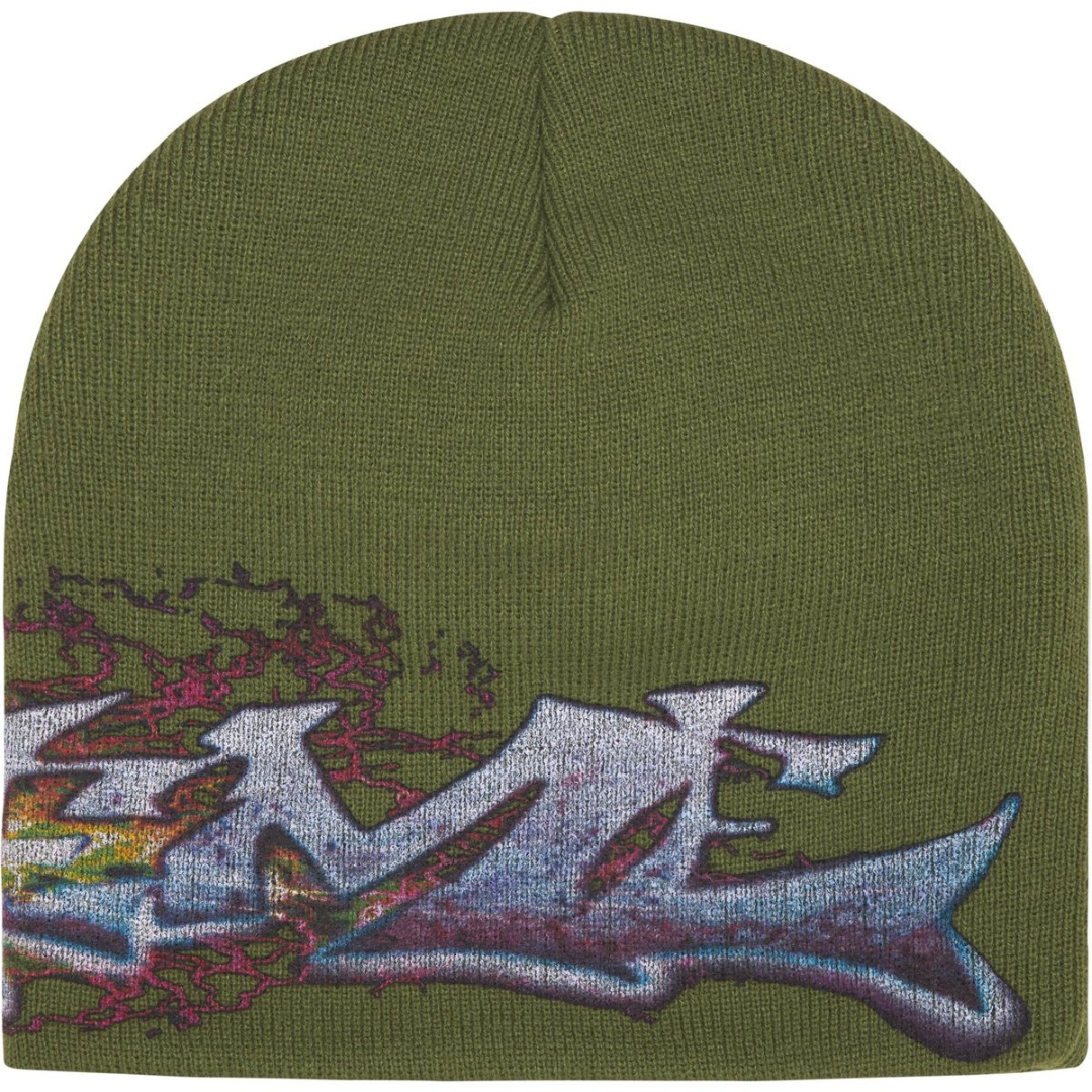 Supreme Tag Beanie (Olive)