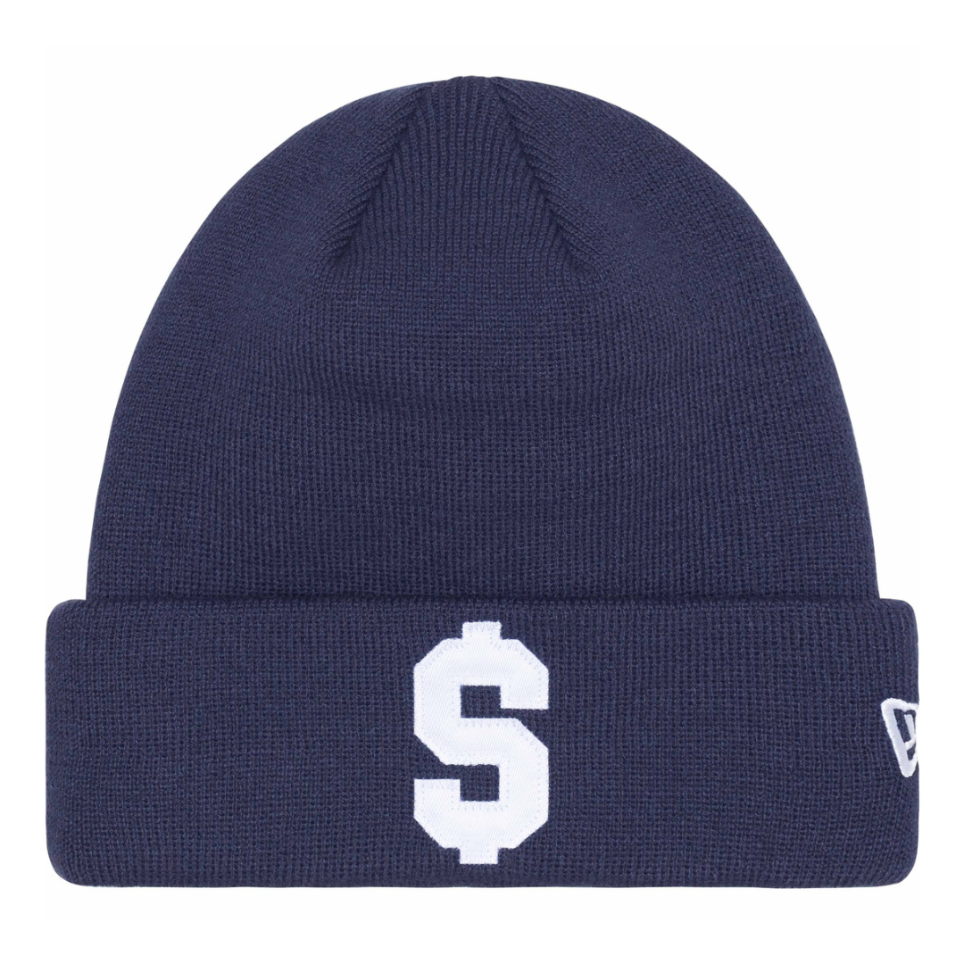 Supreme New Era $ Beanie (Navy)