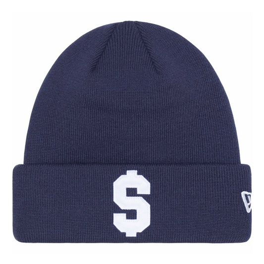 Supreme New Era $ Beanie (Navy)