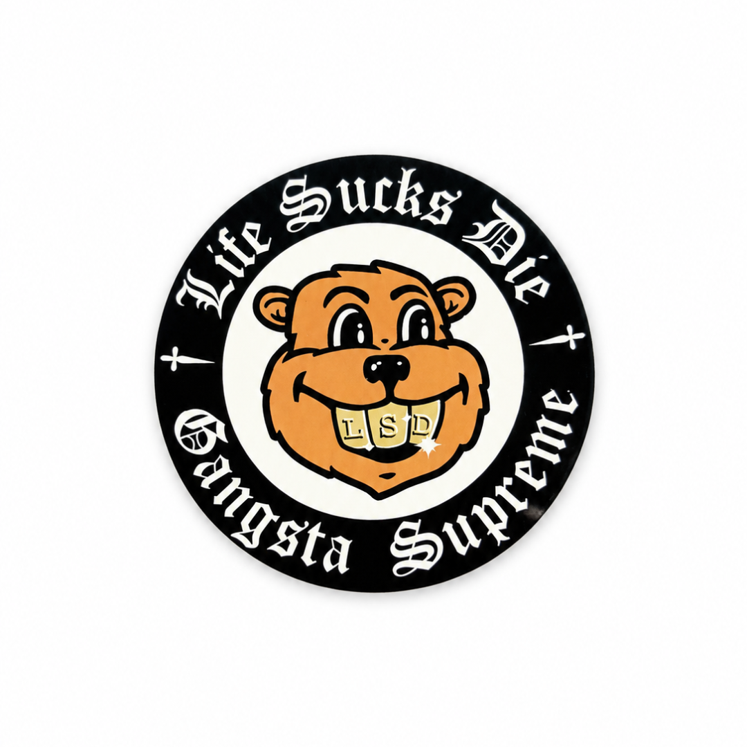 Supreme Life Sucks Sticker