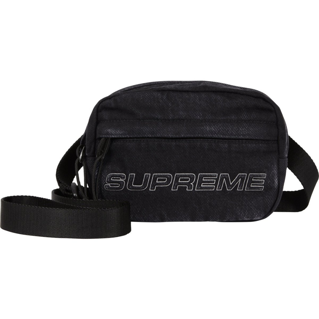 Supreme Denim Mini Shoulder Bag (Black)