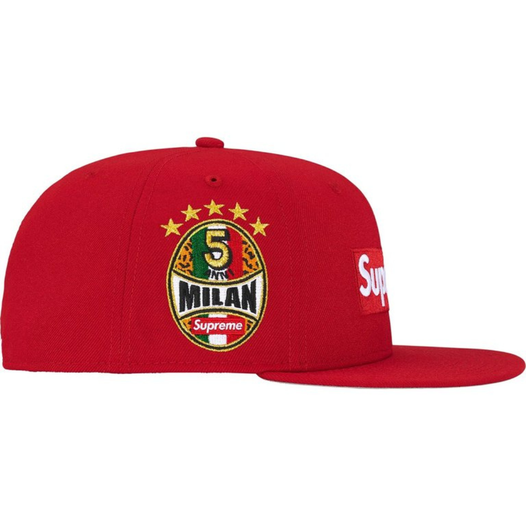 Supreme New Era Shop Box Logo Fitted (Red)