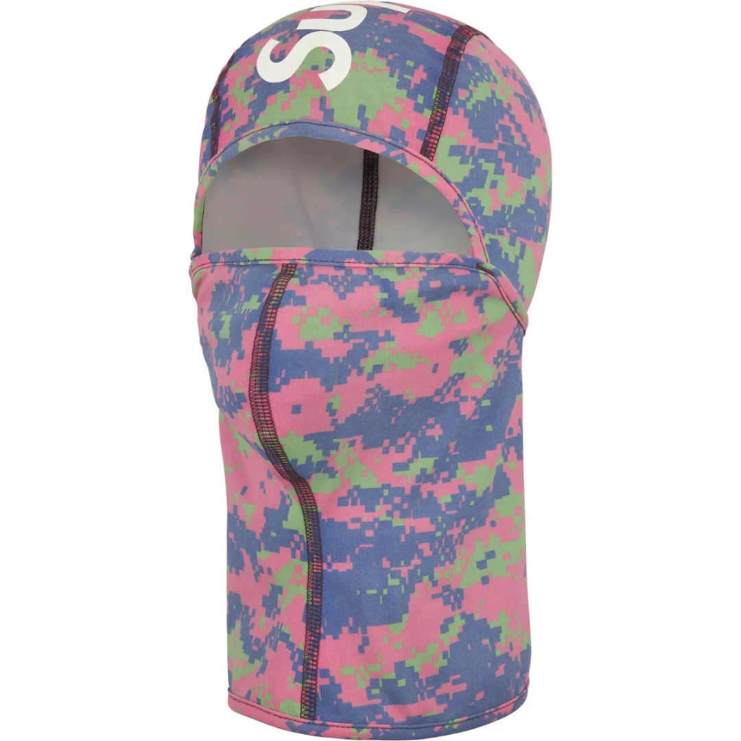 Supreme Heat Reactive Digi Camo Balaclava (Black)