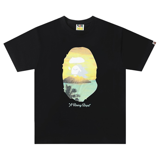 Bape A Rising Bape Photo Tee (Black)