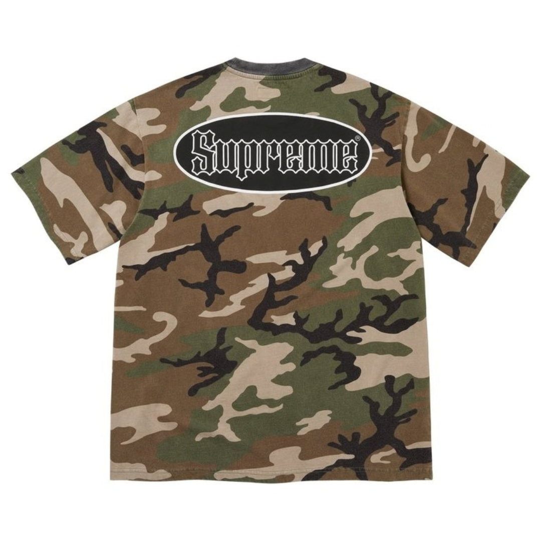 Supreme Cracked Pocket S/S Top (Woodland Camo)
