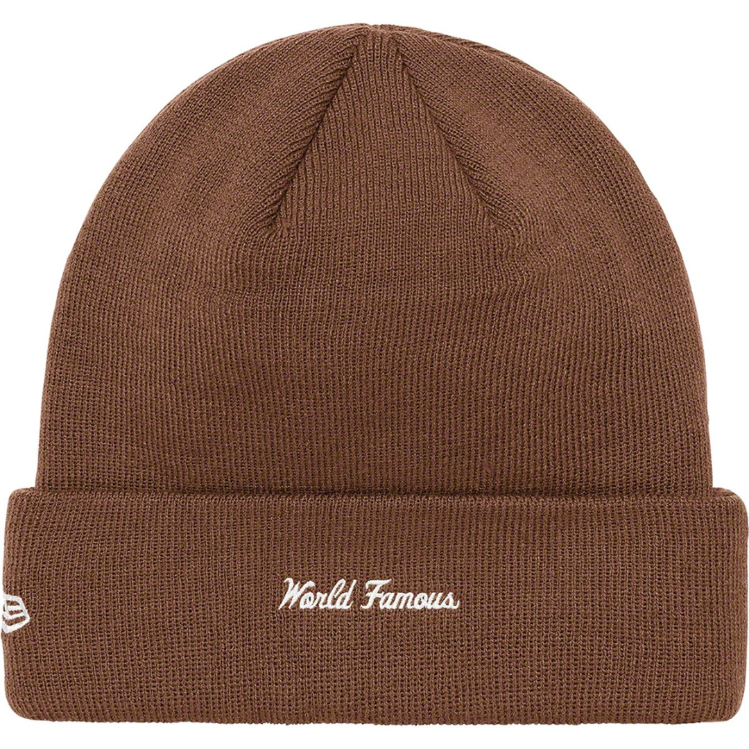 Supreme New Era Box Logo Beanie (FW17)(Brown)